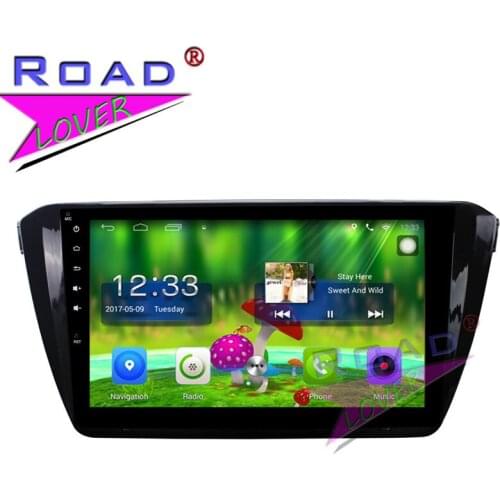 TOPNAVI Android 6.0 2G+32GB Quad Core 10.1" Car PC Head Unit Auto Audio For Skoda Superb 201S Stereo GPS Navigation 2Din Player