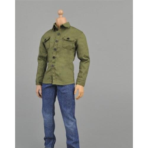 1/6 Scale ZY-5001 Boy Men Fashion Trousers Clothing Male Shirt Boy Jeans Clothes For 12" Action Figure Body Doll Toy