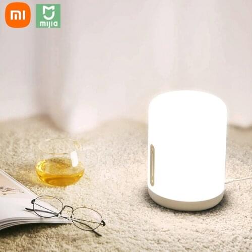 Origianl Xiaomi Mijia Bedside Lamp 2 Smart Light Voice Control Touch Switch Mi home App Led bulb For Apple Homekit Siri H30