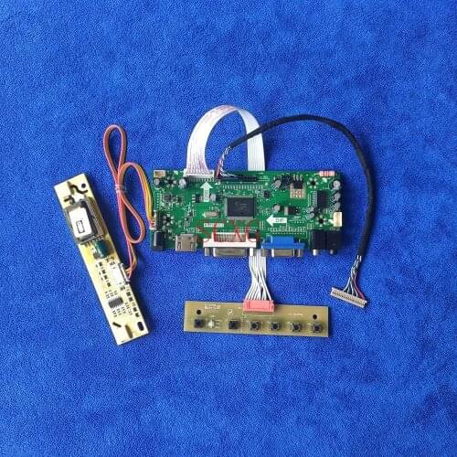 2CCFL 20 Pin LVDS Screen Kit M.NT68676 driver board 1024*768 DVI VGA HDMI-compatible Fit SVA150XG05TB/SVA150XG06TB/SVA150XG10TB
