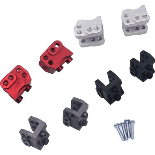 2pcs CNC Aluminum Front Rear Lower Shock Linkage Link Mount for RC 1/10 Rock Car Axial SCX10-II 90046 90047 AR44 Axle