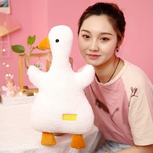 40CM 5 Styles Soft Plush Animals Pillow Stuffed Cartoon Teddy Bear Pig Rabbit Goose Unicorn Doll Sofa Chair Cushion Baby Gift