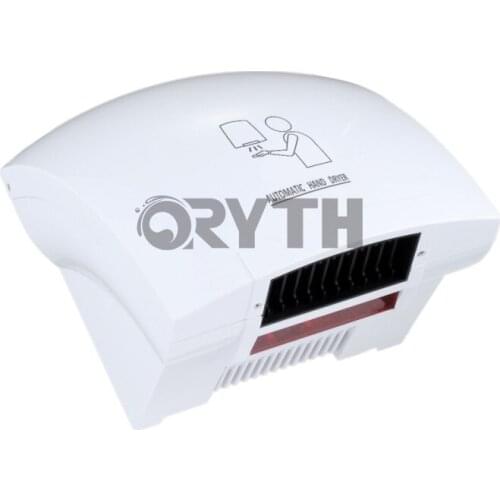 Simple Design Wall Mounted Hot Air Automatic Hand Dryer Environmental Safety ABS plastic Infrared Sensor Hand Dryer