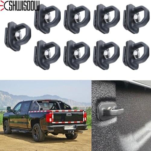 Car Accessories Tie Down Anchor Truck Bed Side Wall Anchor Tie Downs pickup Bed Side Wall Anchors For GMC Sierra Chevy Silverado