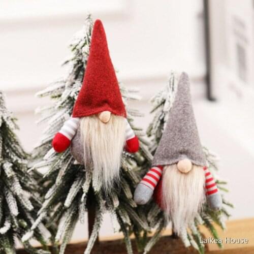 Faceless Doll Christmas Tree Pendant Old Man Gift Doll Christmas Decoration Household Pendant Gifts Ornaments Party Supplies