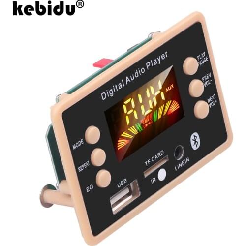 Bluetooth 5.0 MP3 Decoder Decoding Board Module 5 v 12v Car USB MP3 Player WMA WAV TF Card Slot / USB / FM Remote Board Module