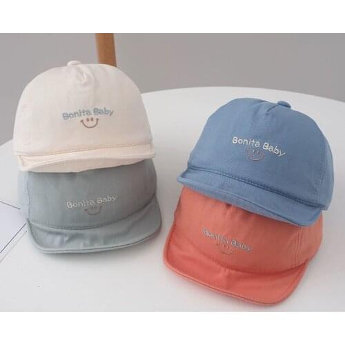 Baby Hat Infants' Baseball Cap Childrens Embroidered Letters Cap Sunshade Cotton Hat for Baby Boy and Girl Four Seasons General