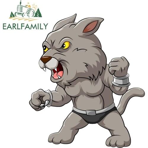 EARLFAMILY 13cm x 11.3cm for Liar Wolf and Fur Car Stickers Personality Creative VAN Stickers Waterproof Window Trunk Decal