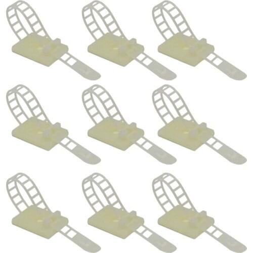 PPYY-200Pcs Adhesive Cable Clips Wire Clips Car Cable Organizer Cable Wire Management Cable Holder for Car Office