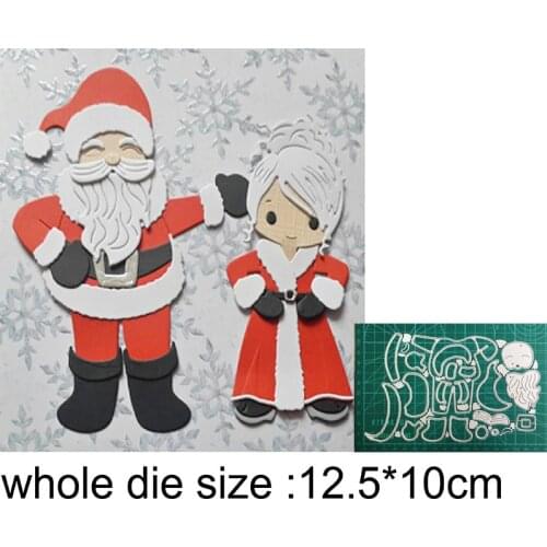 Metal cutting dies cut die mold Christmas Santa Claus decoration Scrapbook paper craft knife mould blade punch stencils dies