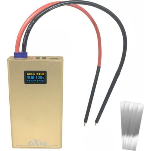 Portable Mini DIY 18650 Battery Spot-welding Machine OLED Display 20 Gears of Power Adjustment and 20 Gears of Delay Adjustable