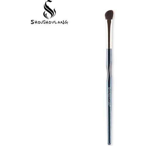 Shoushoulang Professional Handmade Make Up Brush Angled Eye Shadow Brush Q-11 Soft Saikoho Goat Hair Makeup Brush