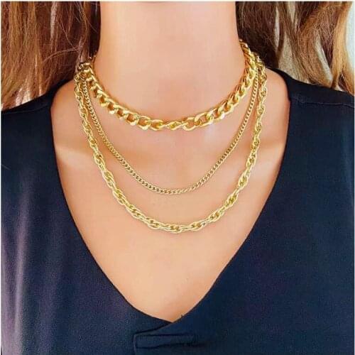 Панк-ожерелья QWC China At AliExpress