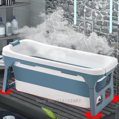 Bath Bucket Adult Foldable Bathtub Bath Bucket Large Adult Children Bath Basin Whole Body Sweat Bath Basin Household