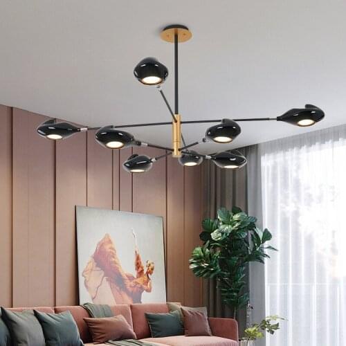 Modern crystal glass ball chandelier ceiling led light lustres kitchen chandeliers living room decoration lampes suspendues