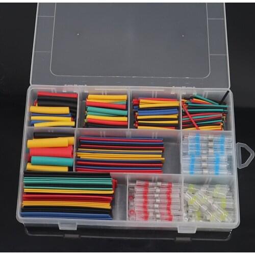 328PCS With 100PC SSST-S11 Soldering Butt Connector Wire Heat Shrink Wrap Cable Sleeving Thermoretractable Gaine Hose Protector
