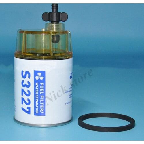 Fuel Filter S3213 S3227 Filter And Cup Outboard Engine Fuel Water Separator Filter Element For Yacht Outboard Motor