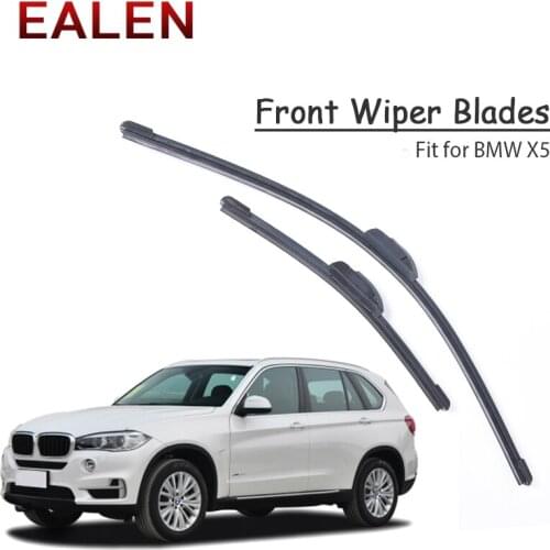 EALEN For BMW X5 E53 E70 F15 X 5 Series 2017 2016 1999-2015 Vehicle Original accessories 1Set Rubber Car Front Wiper Blade Kit