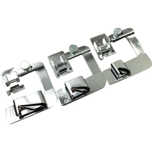 1PC Domestic Sewing Machine Foot Presser Rolled Hem Feet Set for Brother Singer Sewing Accessories