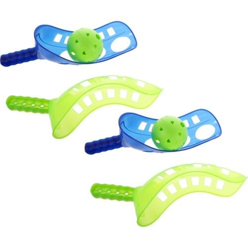 2 Pair Fun-Air Scoop Ball Toss and Catching Game Child Outdoor Yard Sport Toy