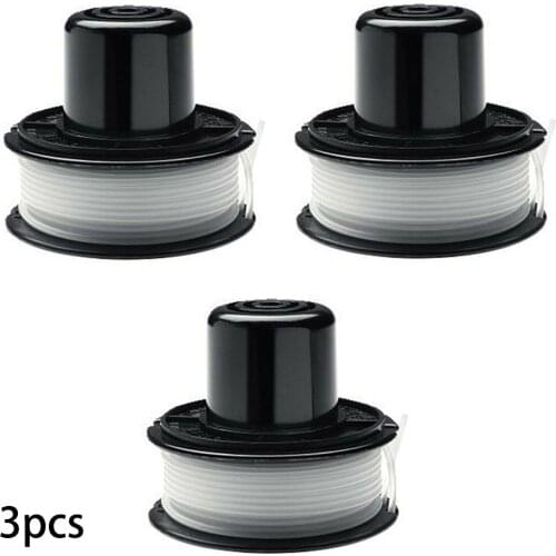 3PCS Trimmer Head For Black & Decker A6226 GL250 GL310 GL360 Pack 6m Line String Trimmer Parts Accessories Garden Tools Supplies