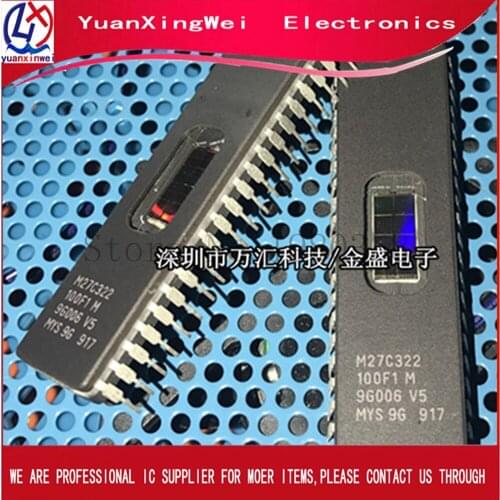 Free Shipping 5pcs/lots M27C322-100F1 M27C322 DIP-42 New original