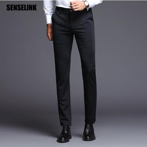Trousers Overalls Fashion Korean Casual Style Mens Pants Spring Autumn Oversize Clothing Classic Trousers Suits Plus Size Pants