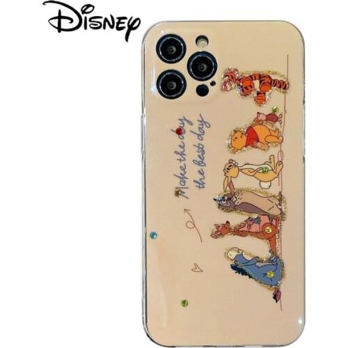 Disney Cute Pooh Tigger Original Phone Case for iPhone 7/8P/X/XR/XS/XSMAX/11/12Pro/12min Phone Girls Case Cover
