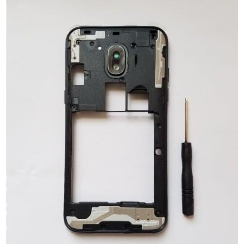 For Samsung Galaxy J2 Pro 2018 J250F J250H J250G J250 Mobile Phone Chassis Housing Middle Frame Cover With Camera Glass Lens