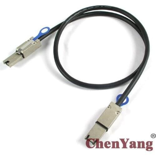 Chenyang External SFF-8088 4x to External Mini SAS 4x SFF-8088 Raid card data Cable 1m