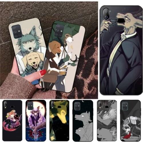 CUTEWANAN Animation BEASTARS Black TPU Soft Rubber Phone Cover For Samsung A10 A20 A30 A40 A50 A70 A80 A71 A91 A51 A6 A8 2018