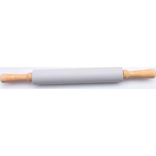 Wooden handle Silicone Rolling Pin Kitchen Baking Tools