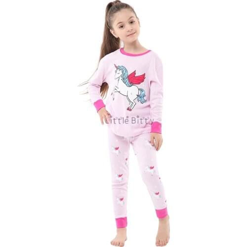 Unicorn Girls Pajamas Sets Children Sleepwear for 2 3 4 5 6 7 8 Years Kids Pyjamas Child Christmas Pijamas for Boys Girls