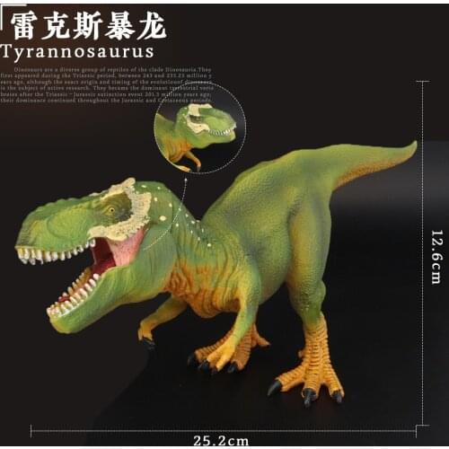 Prehistoric Jurassic Dinosaurs World Tyrannosaurus Big Size Animals Model Action Figures PVC High Quality Toy For Kids Gift