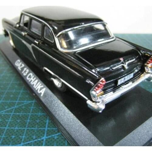 1:43 Static Classic Black Retro aristocracy Car Model Soviet Union Russia GAZ 13 CHAIKA Taxi AlloyCar Toy Diecast CollectionGift