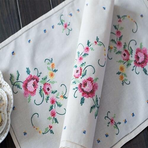 Retro Embroidery Table Place Mat Pad Cloth Pot Cup Holder Pan Coaster Christmas Wedding Dining Tea Doily Kitchen Decoration