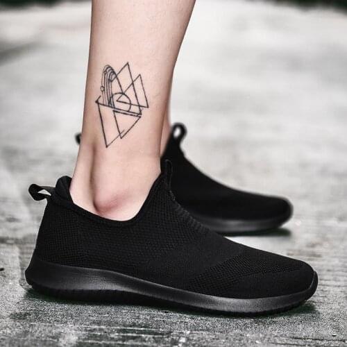 Big Number Slip-on Mens Summer Sports Shoes Women Sneakers Sport Man Runing Black Tennis Athletic Brands Jogging Training B-592