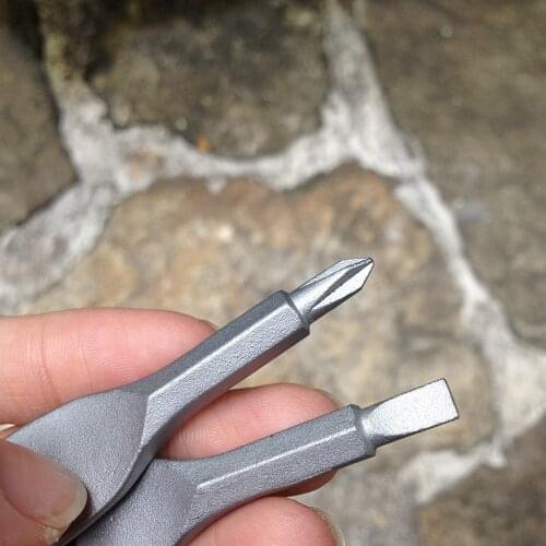 Wholesale 20pieces/lot Portable Stainless Steel Mini EDC Multifunction Screwdriver Keychain Pocket Repair Tool Travel Kit