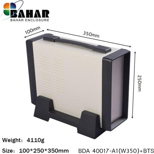 Bahar housing 100*250*350 high-end case Portable equipment shell metal instrument box BDA40017-W350+BTS