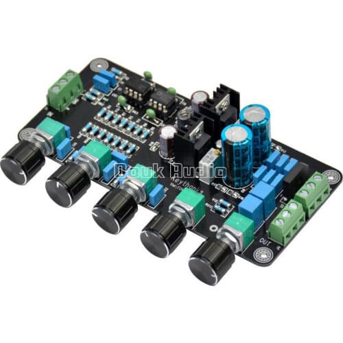 Douk Audio OPA2604 AD827 OP-amp Preamp Pre-Amplifier Volume Tone Control Board