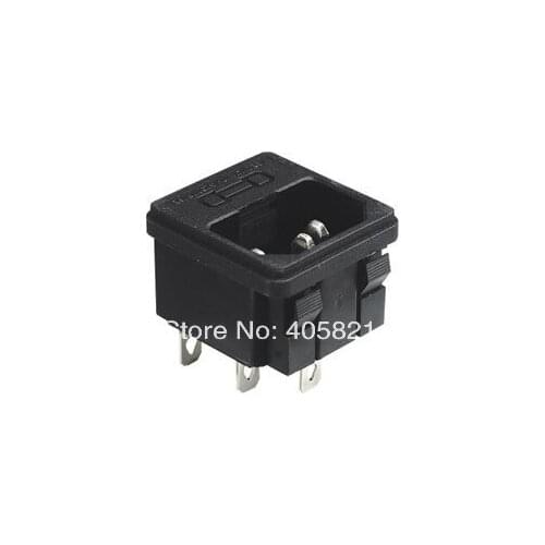 AC power socket,fuse switch 4pins AS-06,3 pins