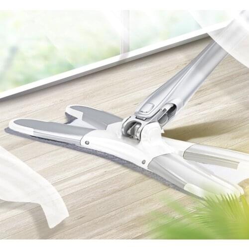 X-type Mop 360 Cleaning Easy Rotating Mop Microfiber floor mop Hand free wash Manual Extrusion Household Cleaning Tools