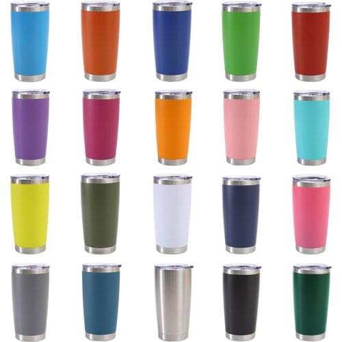 High Quality Custom Logo 20oz Stainless Steel Sublimation Vacuum Insulated Tumbler Cups In Bulk