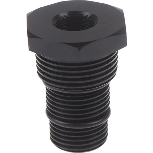 1pcs Black Automotive Oil Filter Threaded Adapter 1/2-28 to 3/4-16 13/16-16 3/4 NPT