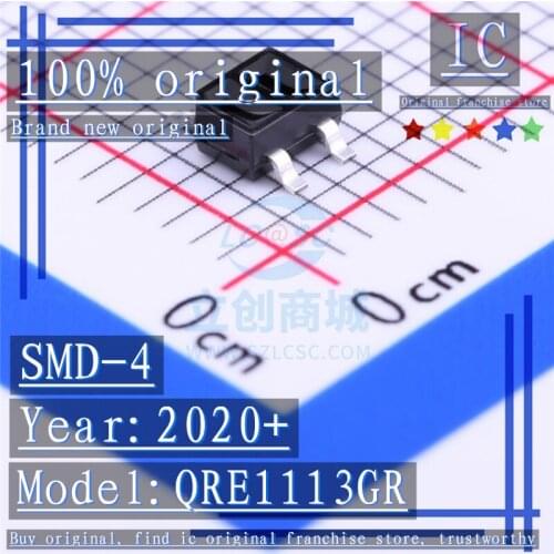 2020+100% Brand new original 10PCS-50PCS QRE1113GR SMD-4 Infrared reflection switch photoelectric sensor