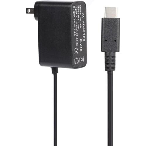 5V 2.4A Charging Type C Power Supply Adapter US Charger Fit for Nintend Switch Longer Service Life and Faster Transmission