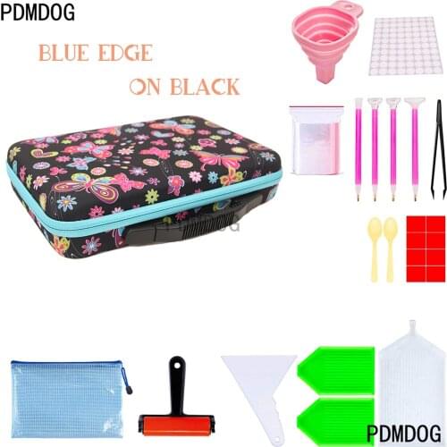 60/120 Bottles Diamond Painting Accessories Container Storage Bag Box Carry Case 5D Butterfly Diamond Embroidery Tools Handbag