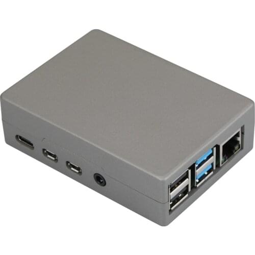 RPI 4 Aluminum Case Silver Shell RPI 4B Metal Enclosure Box for Raspberry Pi 4 Model B