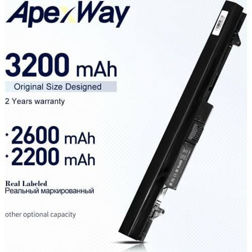 ApexWay 14.8V Laptop Battery for Hp ProBook 430 G2 G1 RA04 H6L28AA HSTNN-IB4L HSTNN-W01C 707618-121 768549-001 3200mAh 4 Cells
