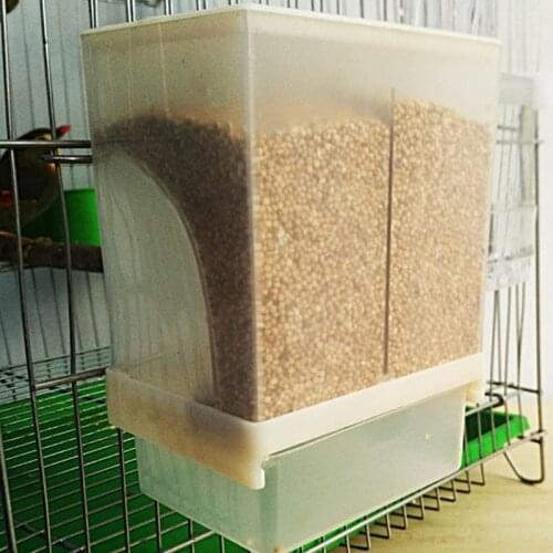 Automatic Birds Feeder Poultry Feeding Tool Fodder Food Container Splashproof Storage For Pigeon Parrot Chicken